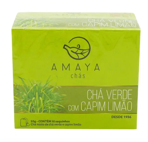 Cha Verde com Capim Limao 100g Amaya