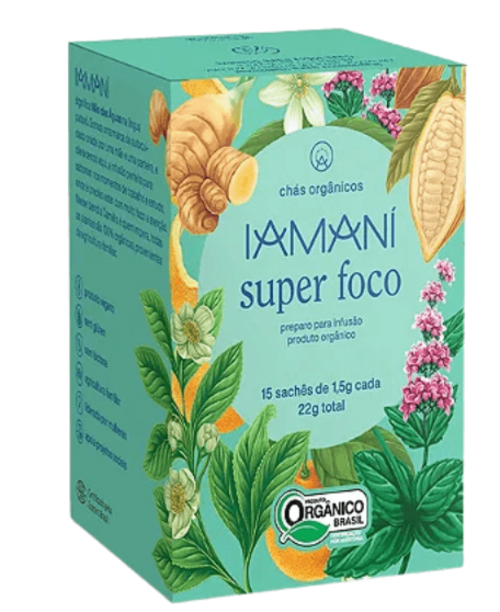 Cha Organico Super Foco 22g - Iamani