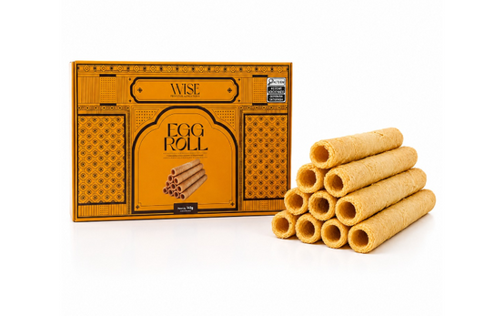 BISCOITO EGG ROLL 140G WISE