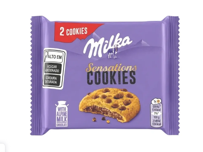 Biscoito Cookies Sensations 52g Milka