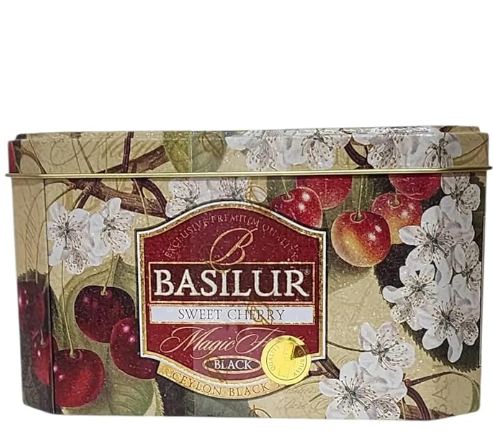 CHA PRETO DO CEILAO SWEET CHERRY LATA 40G BASILUR