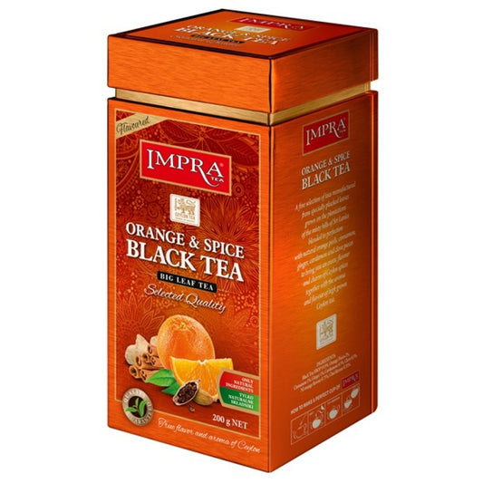 Chá Preto Laranja e Especiarias 200g Impra
