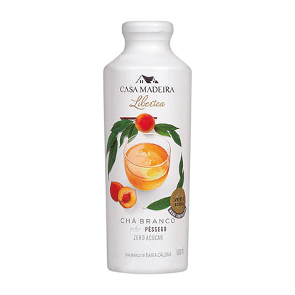 Chá Branco com Pêssego 500ml Casa Madeira