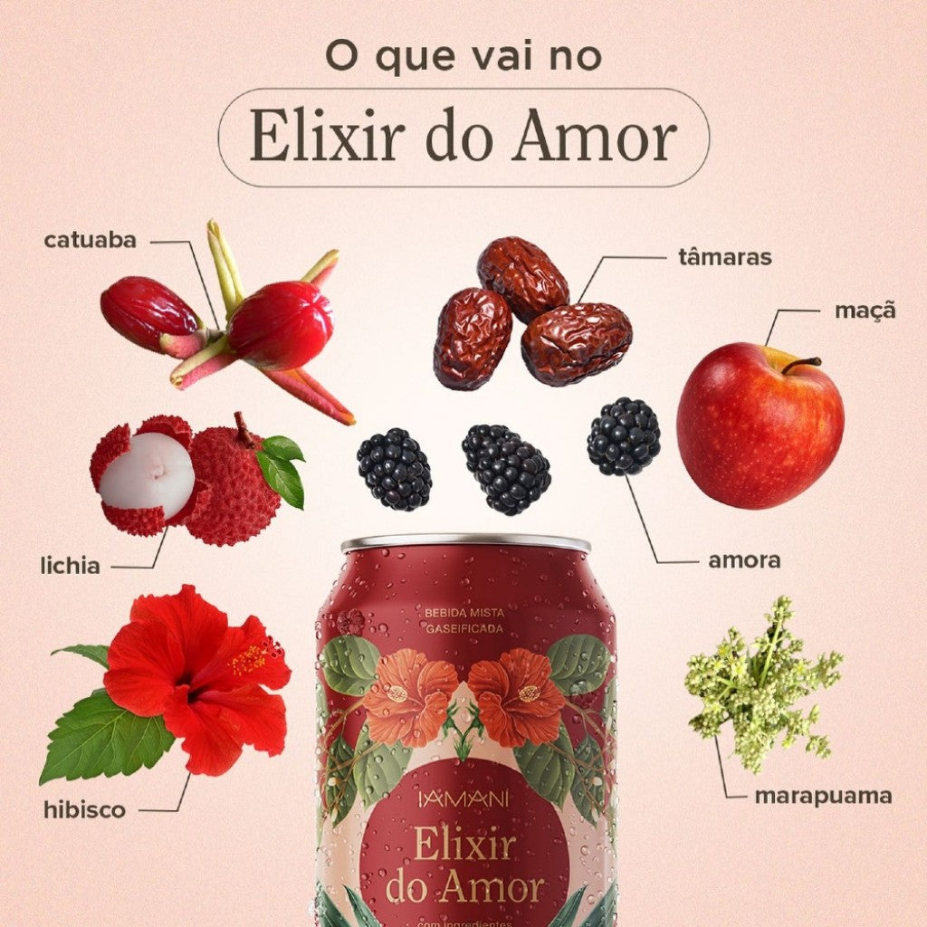 Chá Gelado Elixir do Amor 269ml Iamani