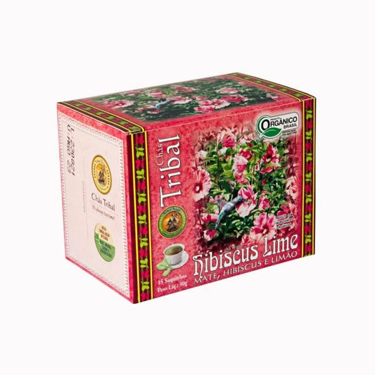 Chá Misto de Hibiscus Time Mate Hibisco e Limão com 15 Sachês 30g Tribal