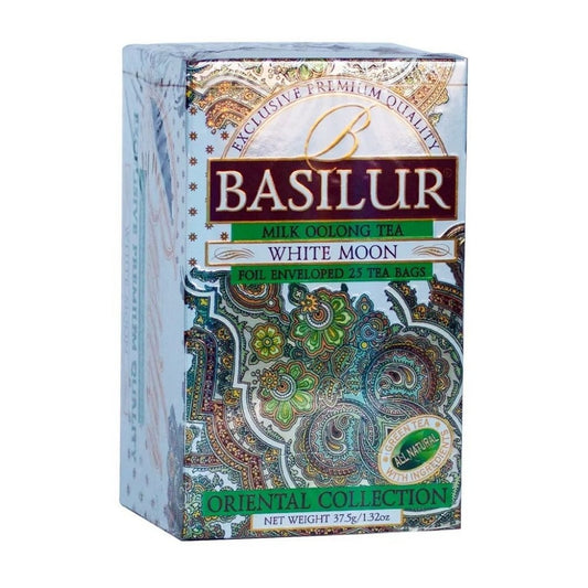 Chá Oolong com Leite White Moon Coleção Oriental Lua Branca 37,5g Basilur