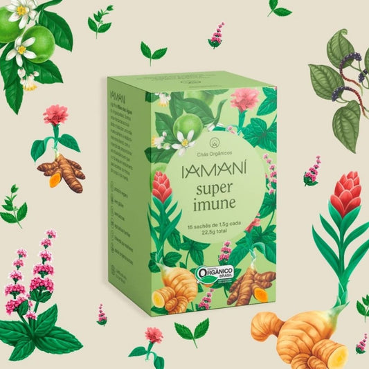 Chá Orgânico Super Imune 22g Iamani