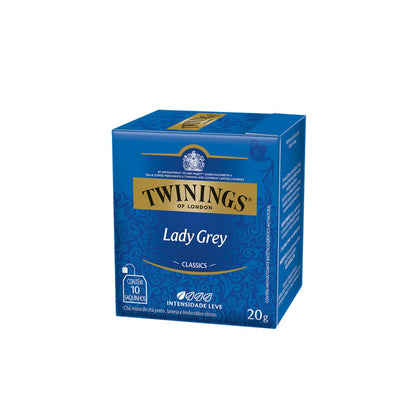 Chá Preto Twinings Lady Grey 10 Sachês 20g