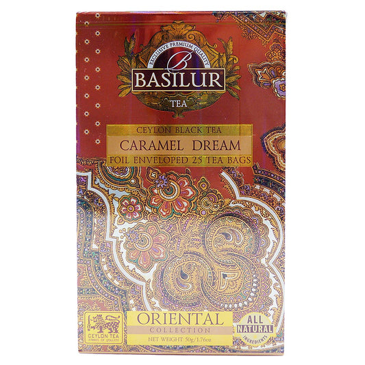 Chá Preto Oriental Sonho de Caramelo 50g Basilur
