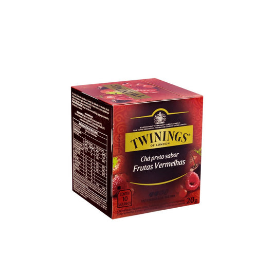 Chá Preto Sabor Frutas Vermelhas com 10 Sachês 20g Twinings