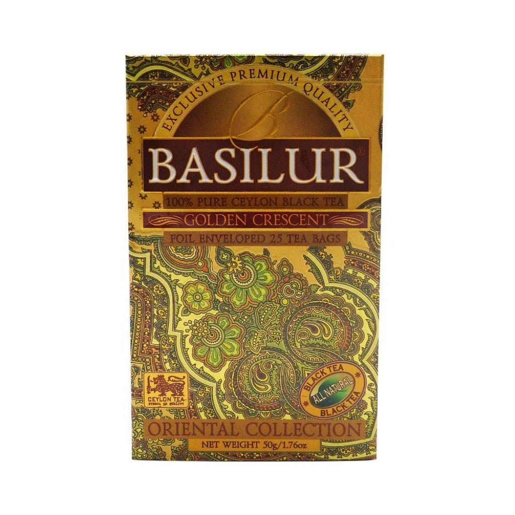 Chá Preto do Ceilão Golden Crescent 50g Basilur