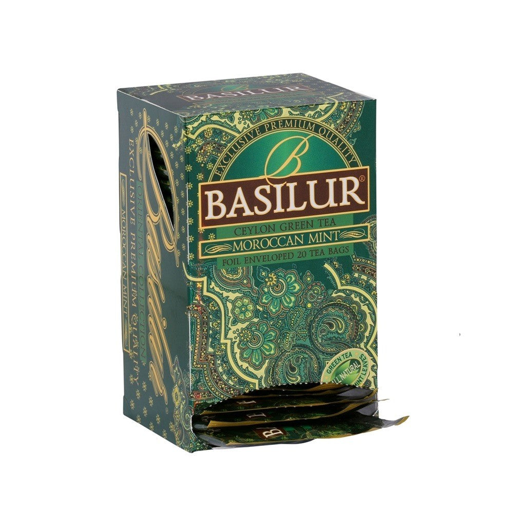 Chá Verde Menta Marroquina 37,5g Basilur