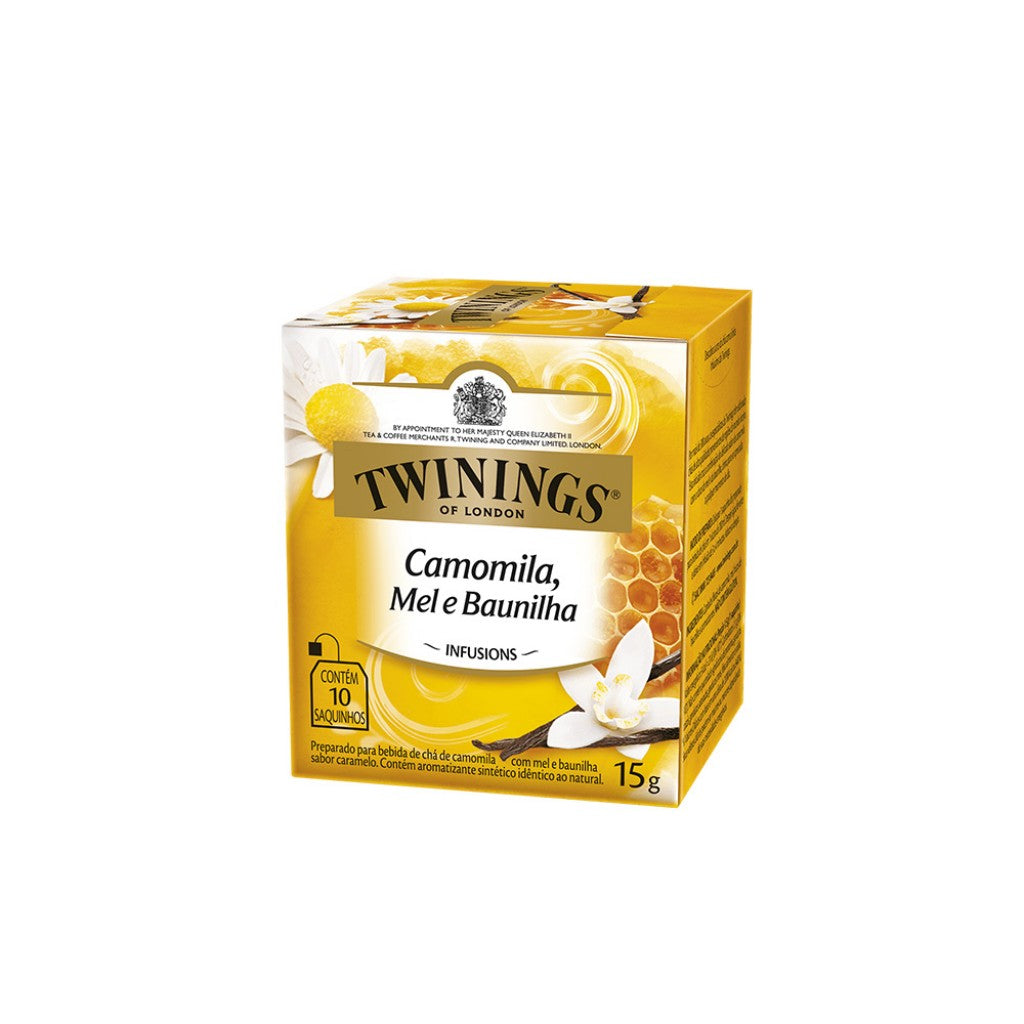 Chá de Camomila Mel e Baunilha com 10 Sachês 15g Twinings