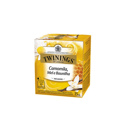 Chá de Camomila Mel e Baunilha com 10 Sachês 15g Twinings
