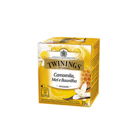 Chá de Camomila Mel e Baunilha com 10 Sachês 15g Twinings