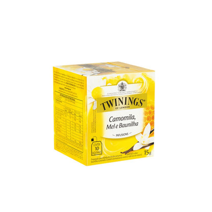 Chá de Camomila Mel e Baunilha com 10 Sachês 15g Twinings