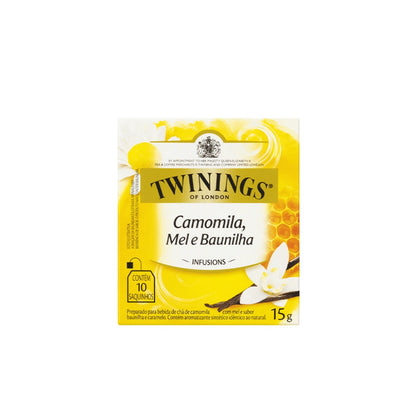 Chá de Camomila Mel e Baunilha com 10 Sachês 15g Twinings