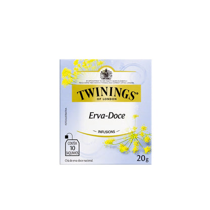 Chá de Erva Doce com 10 Sachês 20g Twinings