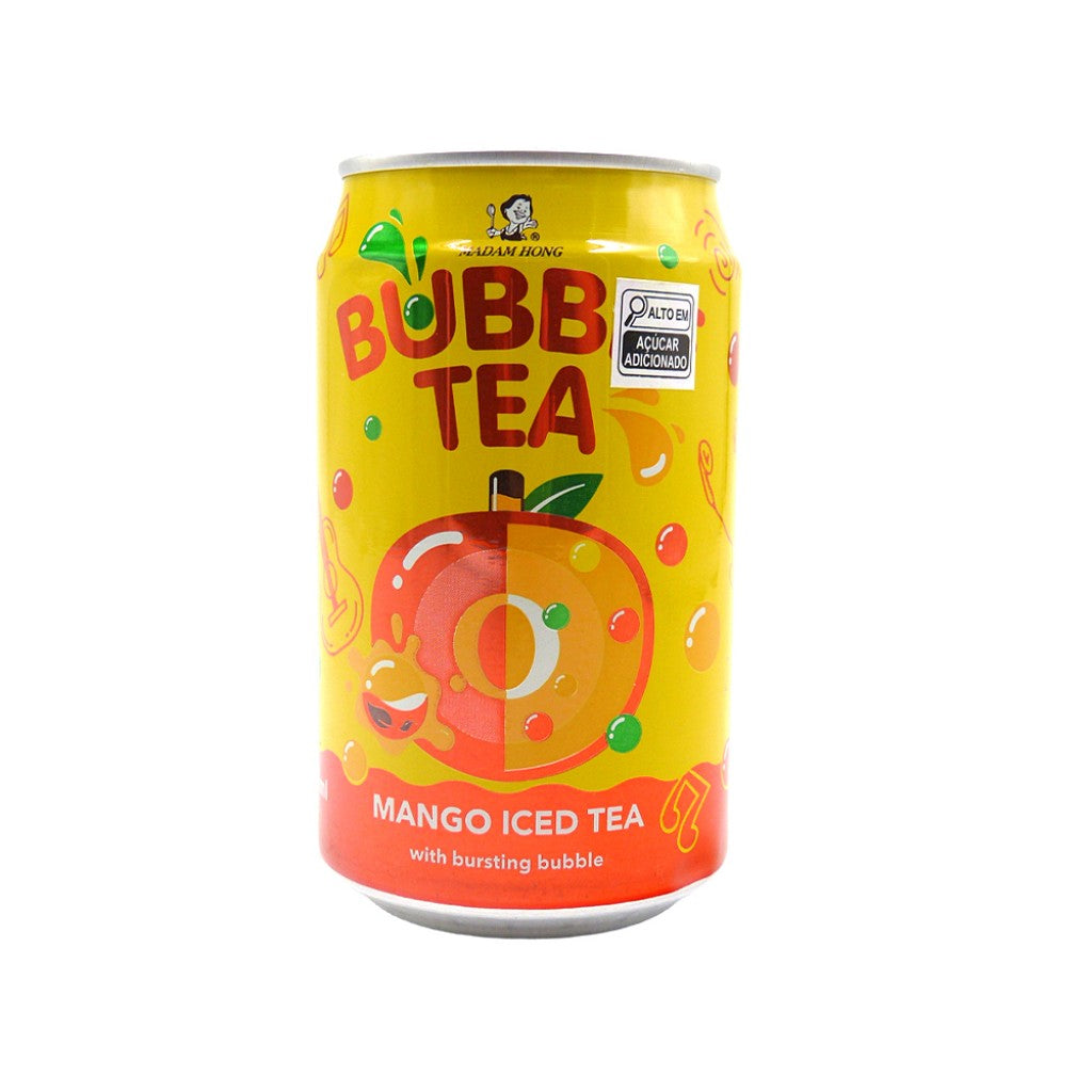 Chá de Manga Iced Bubble Tea Mango 320ml Madam Hong