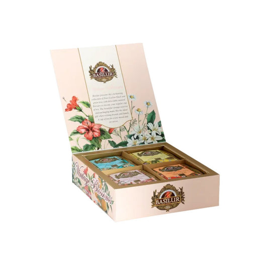 Chás Preto e Verde Sortidos Vintage Blossoms 60g Basilur