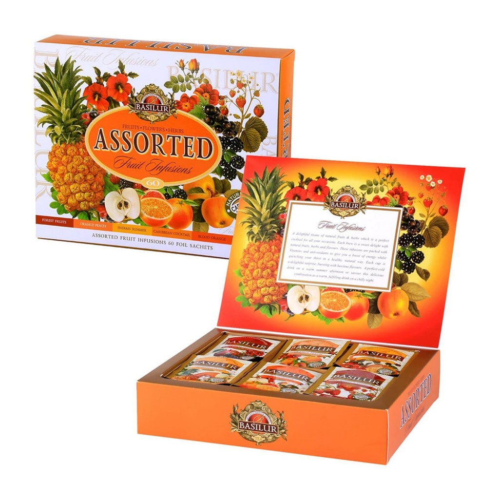 Chás Sortidos Fruit Infusions 108g Basilur