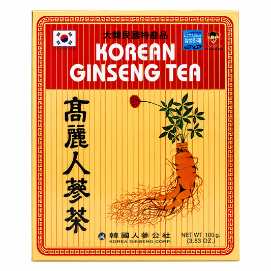 Chá Coreano de Ginseng 50 Sachês 150g Korean Ginseng