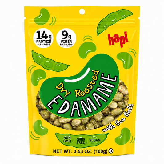 Salgadinho de Edamame 100g - Hapi Snacks