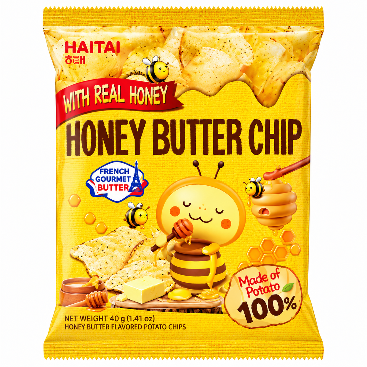 Batata Chips Honey Amanteigada 60g Haitai