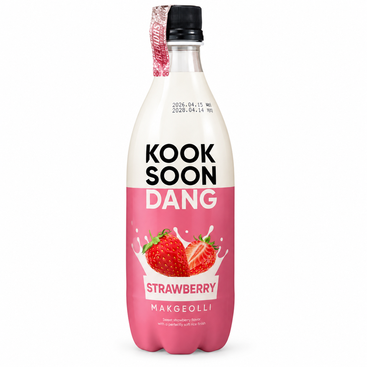 Coquetel Alcoolico Coreano Makgeolli Sabor Morango 750ml Kook Soon Dang