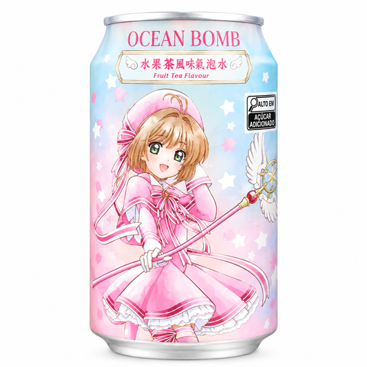 Refrigerante Ocean Bomb Sabor Chá de Frutas 330ml