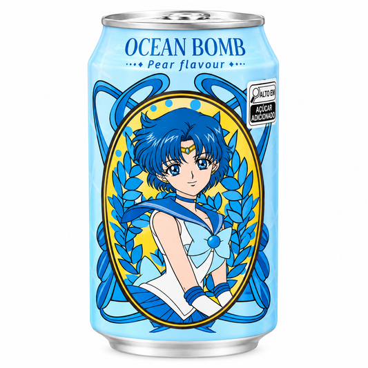 Refrigerante Sabor Pera Sailor Moon 330ml Ocean Bomb