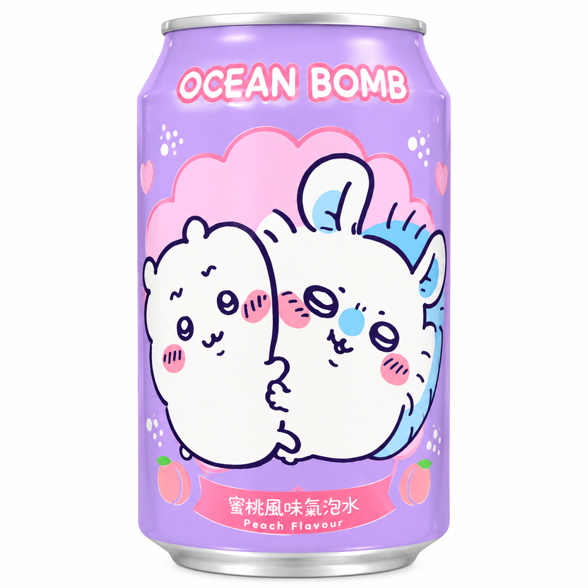 REFRIGERANTE SABOR PESSEGO 330ML OCEAN BOMB