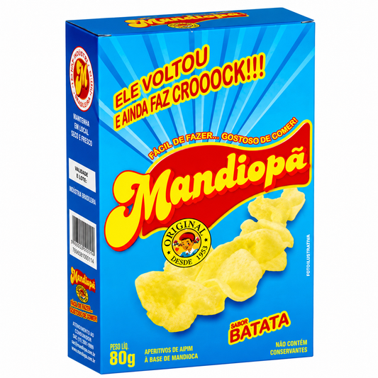 Salgadinho Sabor Batata 80g Mandiopã