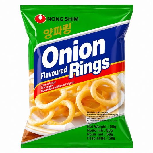 Salgadinho Coreano de Cebola Onion Rings 50g - Nongshim
