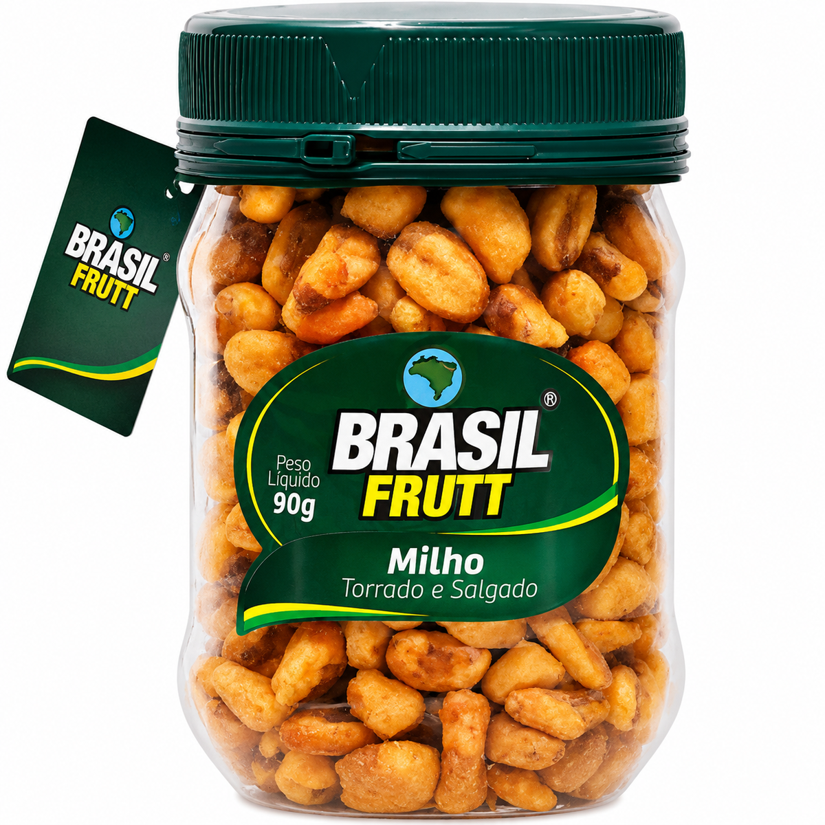 MILHO TORRADO E SALGADO POTE 90G BRASIL FRUTT
