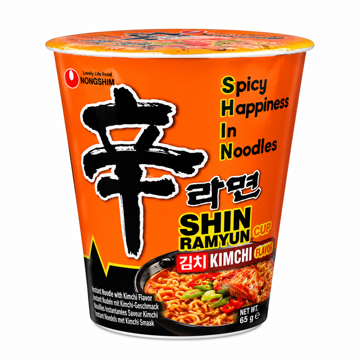 Macarrão Instantâneo Kimchi Shin Cup 75g Nongshim