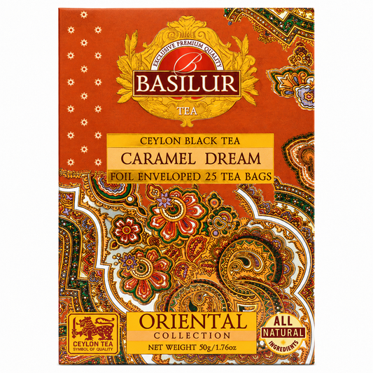 Chá Preto Oriental Sonho de Caramelo 50g Basilur