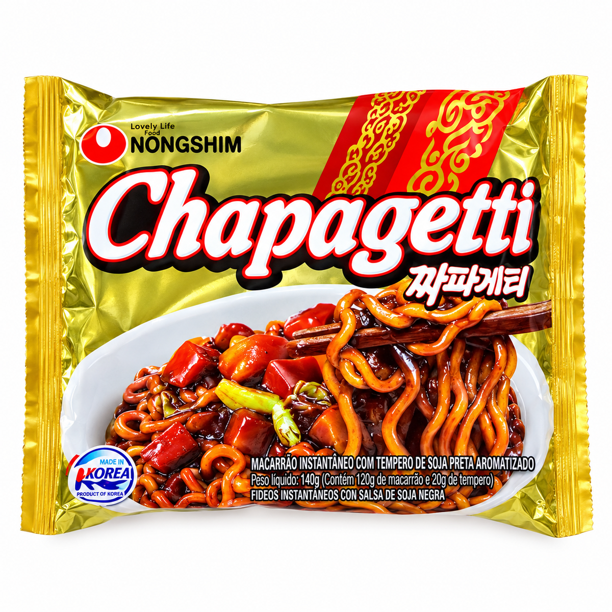 Macarrão Instantâneo Coreano Chapagetti 140g Nongshim