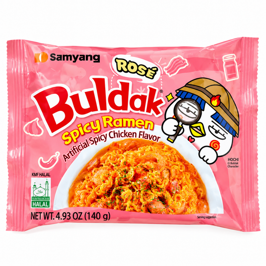 Macarrão Instantâneo Coreano Samyang Buldak Frango com Molho Rose 140g