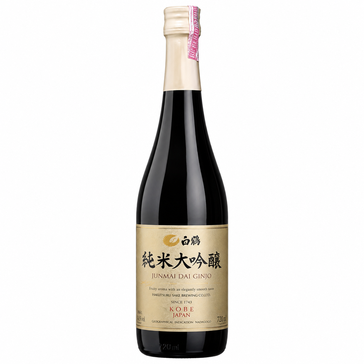 Sake Junmai Daiginjo-Shu 720ml - Hakutsuru