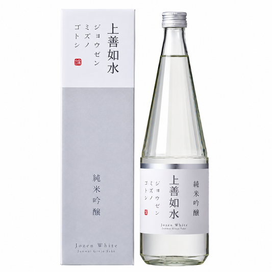 Sake Junmai Ginjo Jozen White Mizuno Gotoshi 720ml