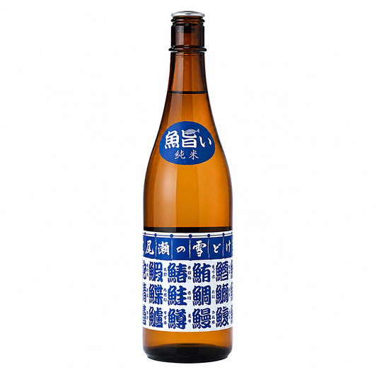 Sake Oze No Yukidoke Sakanaumai Junmai 720ml