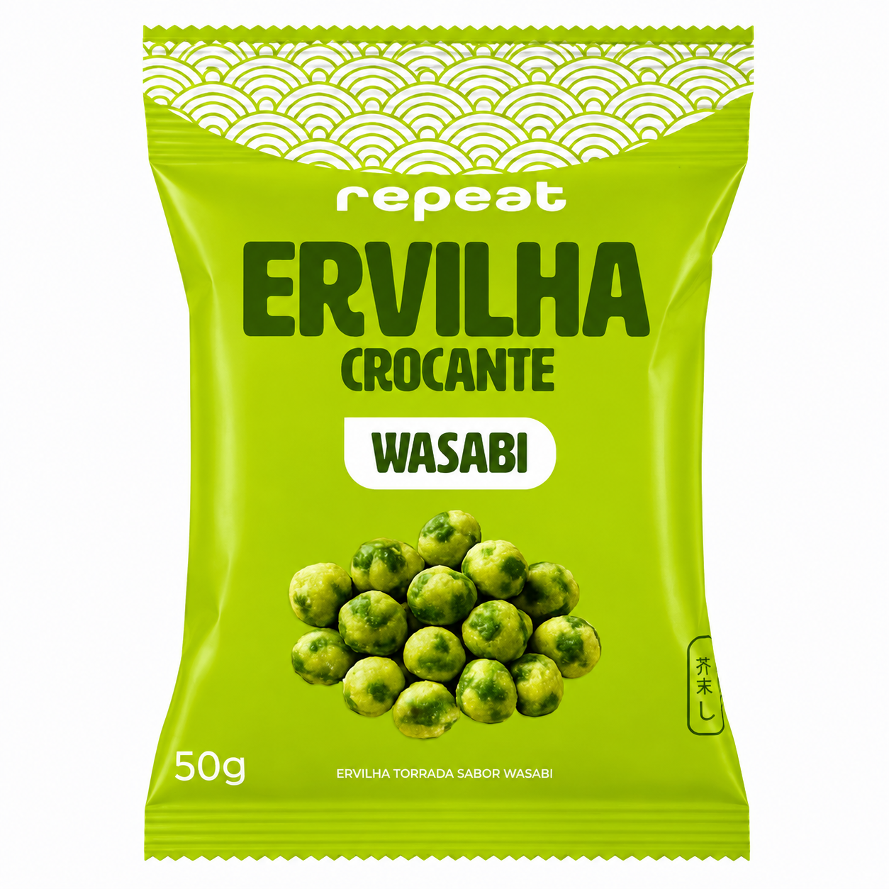 SNACK DE ERVILHA WASABI 50G REPEAT