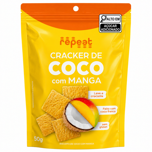 Cracker de Coco com Manga 50g Repeat