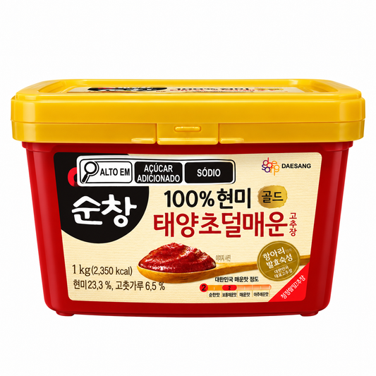 Pasta de Pimenta Coreana Gochujang Sunchang Daesang Suave 1kg