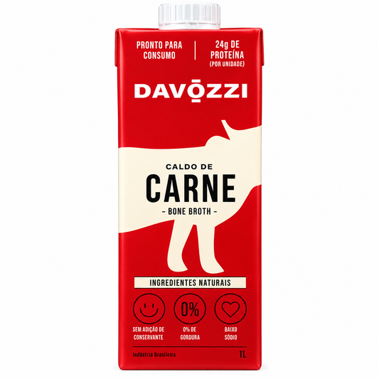 Caldo de Carne Natural Davozzi 1L - Empório Daruma