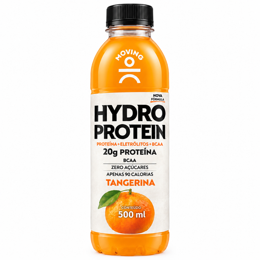 Bebida Proteica Hydro Protein Moving Tangerina 500ml 20g Proteína