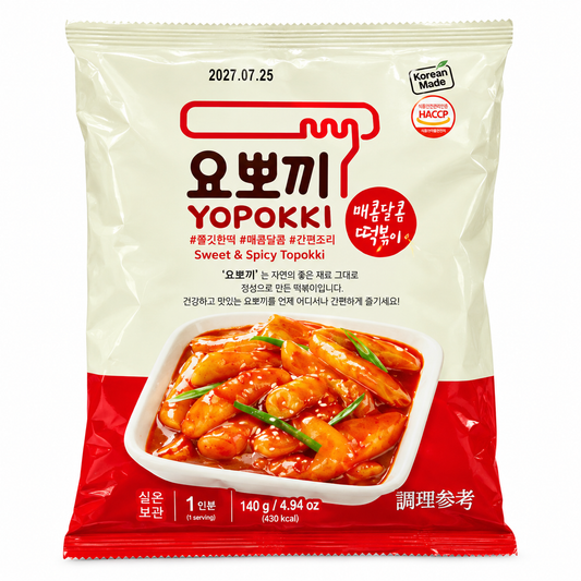 Bolinho de Arroz Topokki Original Yopokki 140g