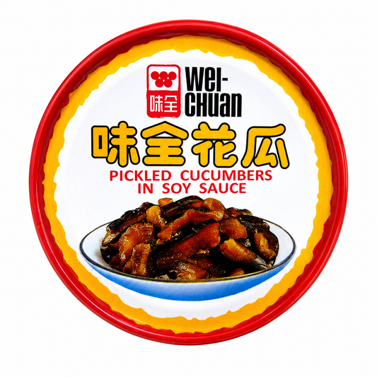 Pepino em Conserva no Molho de Soja 170g Wei Chuan