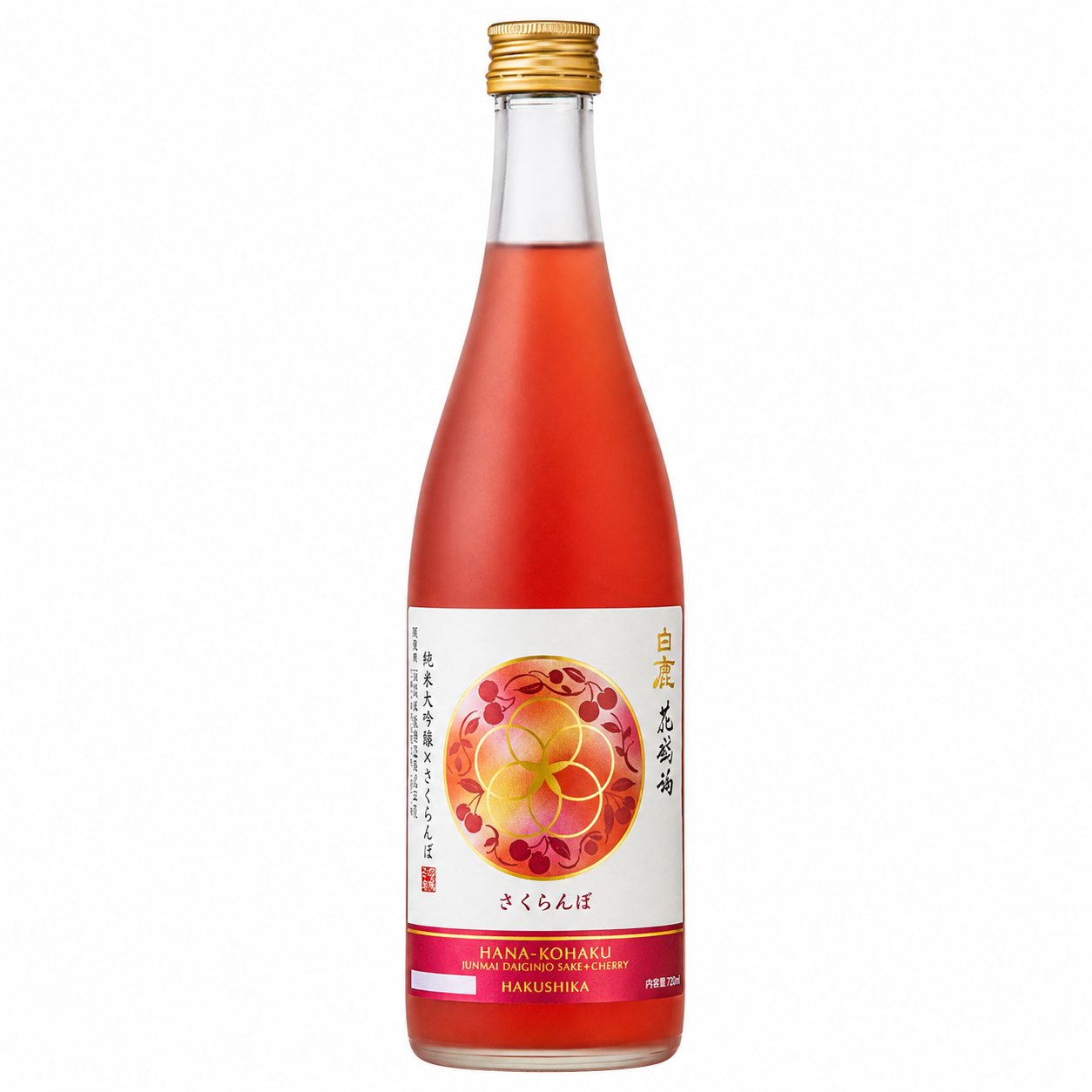 Sake Hana-kohaku Cherry 720ml - Hakushika